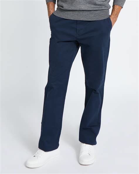 men's navy chinos regular fit.